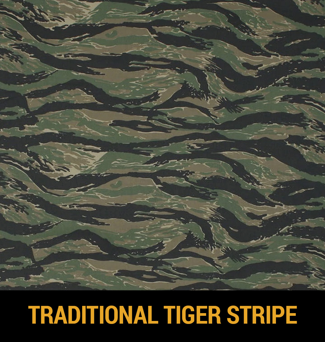 Traditional tiger stripe camouflage is a classic pattern that has long been a staple for US Special Operations units.
